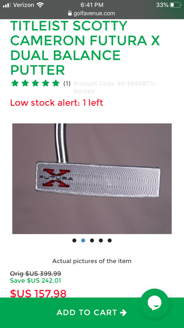 used scotty cameron putters