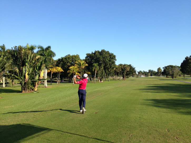 Closing out the day, Matteo Manassero shows his...