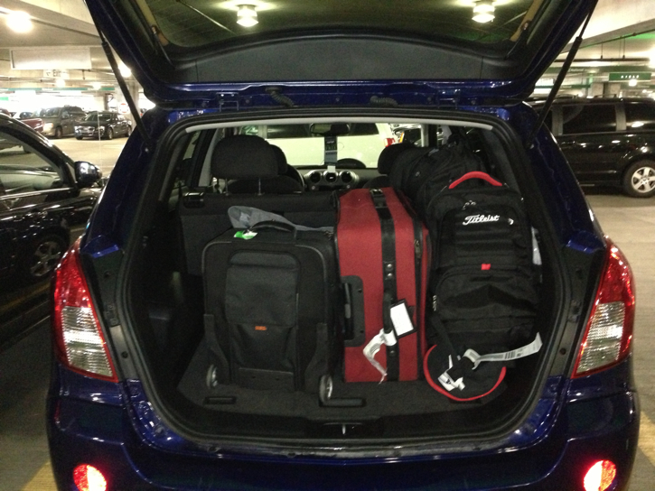 Team Titleist doesn&#39;t travel light. The rental...