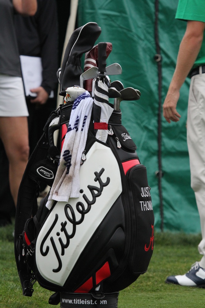 What&#39;s in the bag of Justin Thomas...