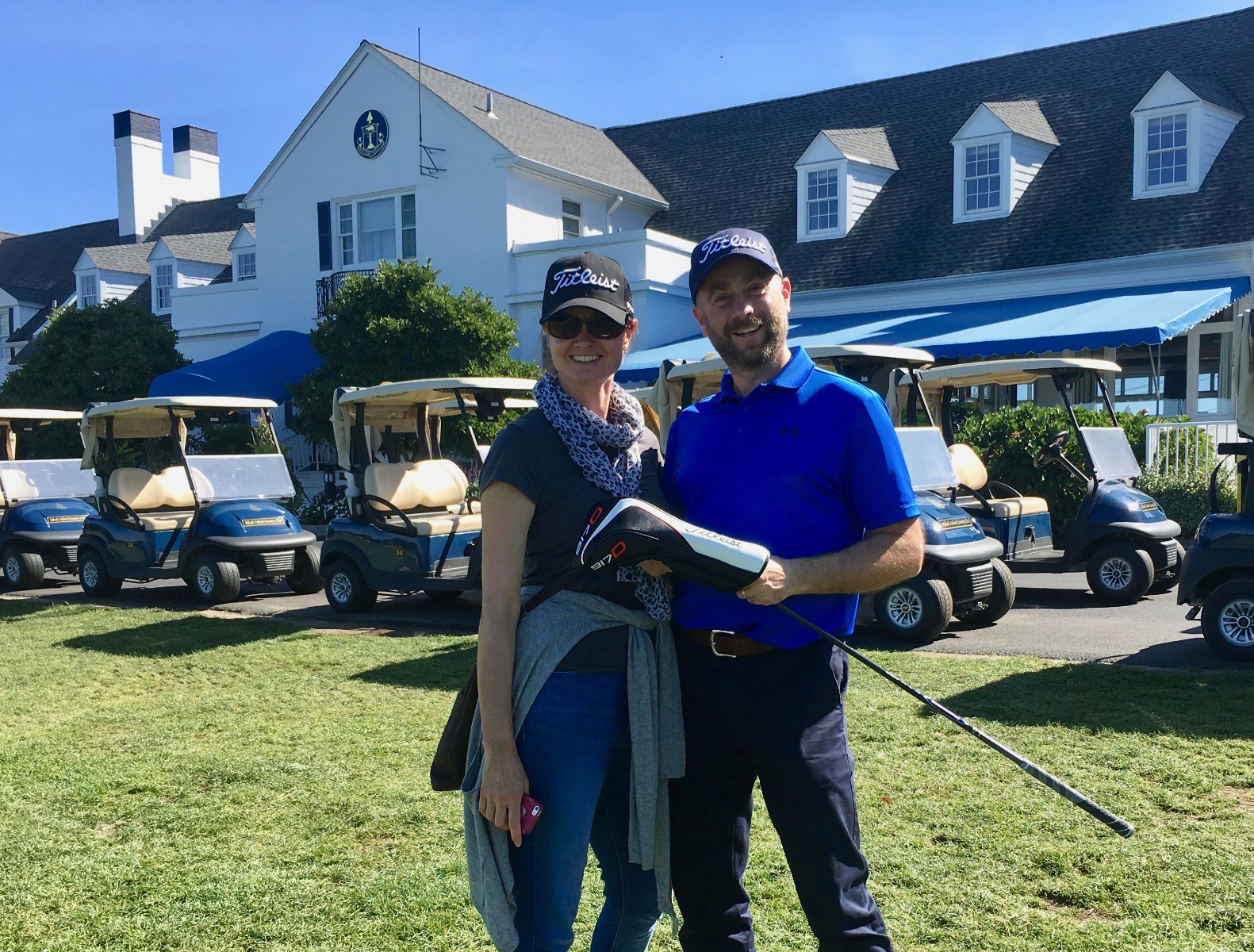 Richard and Beth at the stunning Rhode Island...